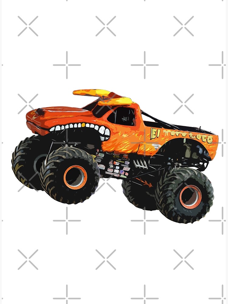 "El Toro Loco - Monster Truck" Poster for Sale by KingFloki | Redbubble