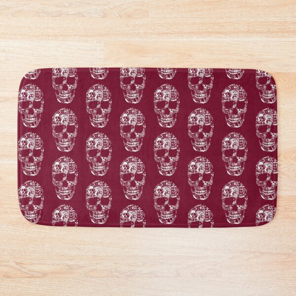 Item preview, Red Decorative Skull designed and sold by thumbjoint.