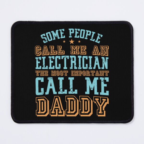 Item preview, lineman call me daddy electrician funny quotes gift for dad designed and sold by BrennaEirlys.