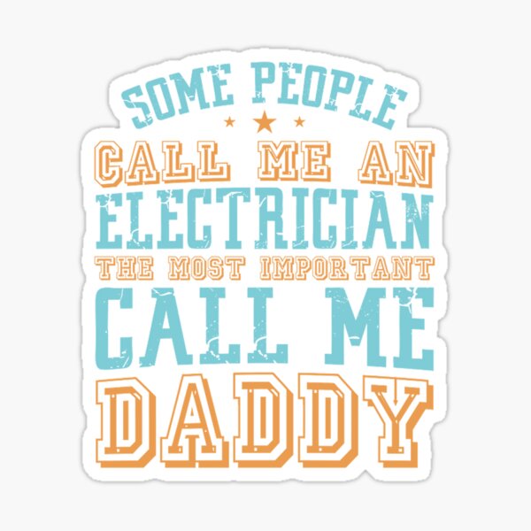 Item preview, lineman call me daddy electrician funny quotes gift for dad designed and sold by BrennaEirlys.