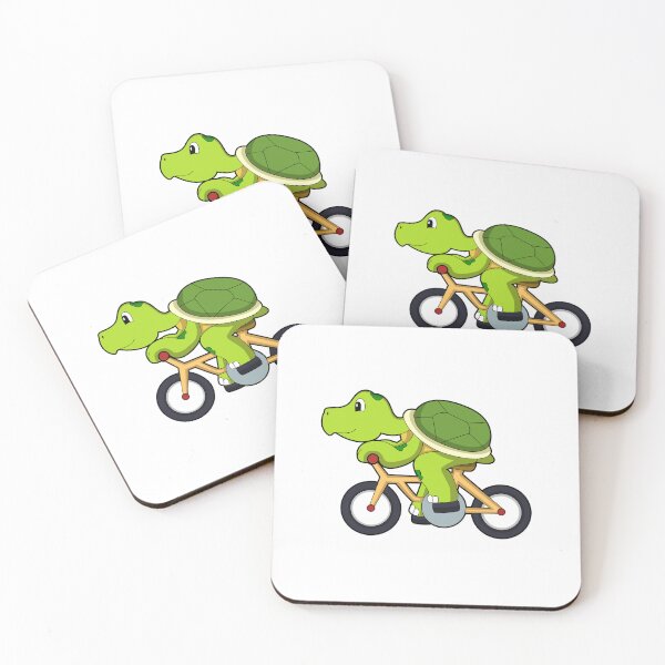 Item preview, Turtle with Bicycle designed and sold by Snabdesign84.