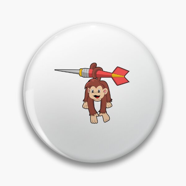 Item preview, Monkey at Darts with Dart designed and sold by Snabdesign84.