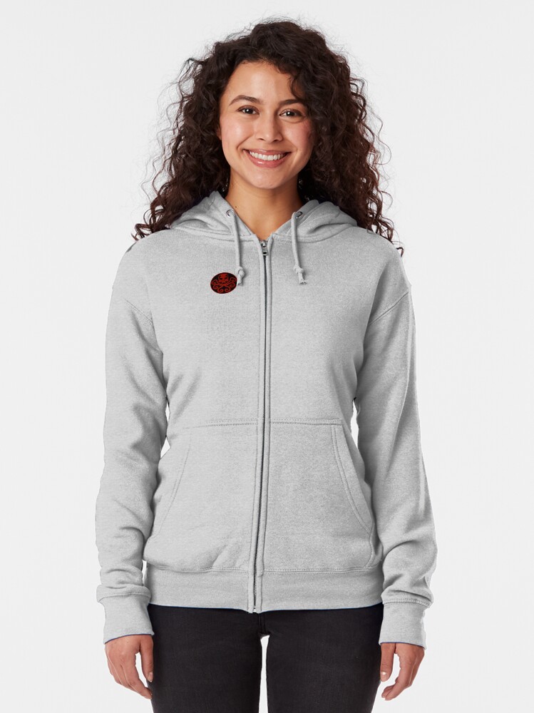 Alternate view of Standard WARS Logo Zipped Hoodie