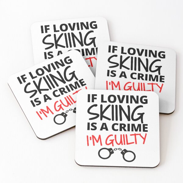 Item preview, If loving skiing is a crime. I'm guilty designed and sold by TheGreenGoat.