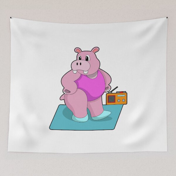 Item preview, Hippo Workout Gymnastics Fitness designed and sold by Snabdesign84.