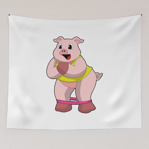 Item preview, Pig Workout Gymnastics Fitness designed and sold by Snabdesign84.