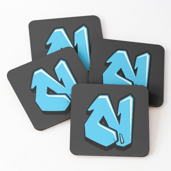 Item preview, Graffiti Letra N (Azul) designed and sold by NameGraffiti.