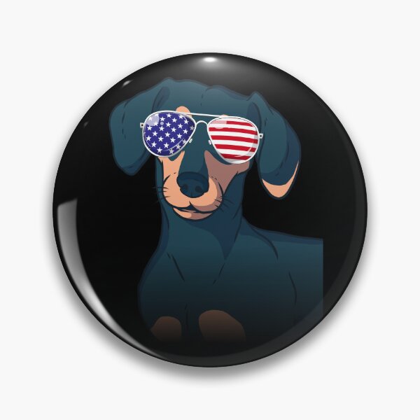 Artikelvorschau, 4th of July Dachshund Patriotic Merica Dog 4th Of July Gear entworfen und verkauft von DynamicDesign.