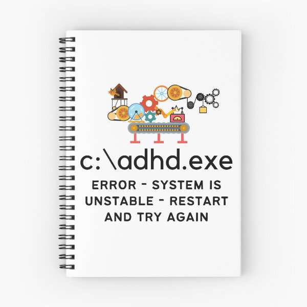 Item preview, C:\ADHD.exe - Error - System is unstable, Restart and Try Again designed and sold by TheBerriesADHD.