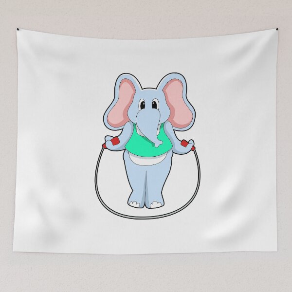 Item preview, Elephant Skipping rope Jump rope Fitness designed and sold by Snabdesign84.