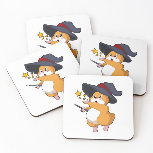 Item preview, Hamster as Wizard with Magic wand designed and sold by Snabdesign84.