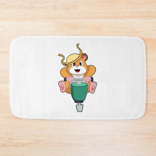 Item preview, Hamster with Jackhammer designed and sold by Snabdesign84.