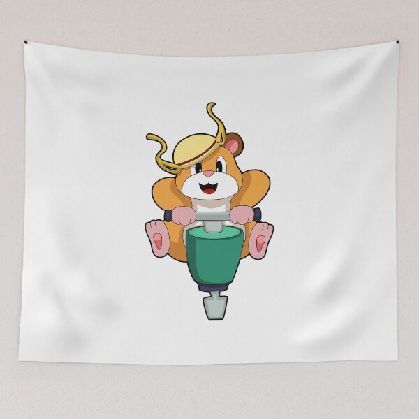 Item preview, Hamster with Jackhammer designed and sold by Snabdesign84.