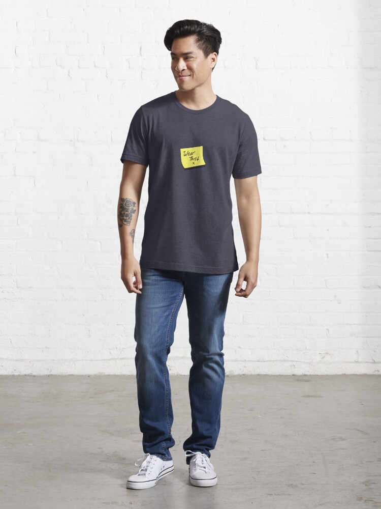 post it note t shirt