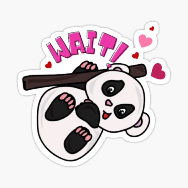 Wait, darling Sticker