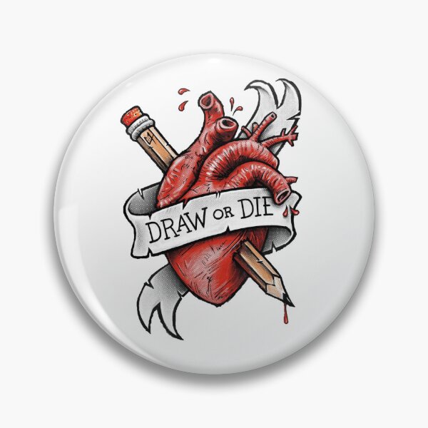 Item preview, Draw Or Die designed and sold by Sretensshop.