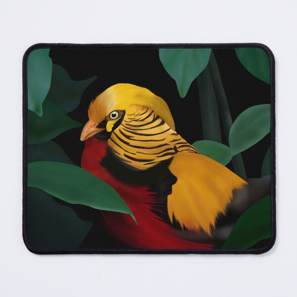 Item preview, Golden Pheasant in the forest- Fabulous Birds Collection 1 designed and sold by Midnightviera.
