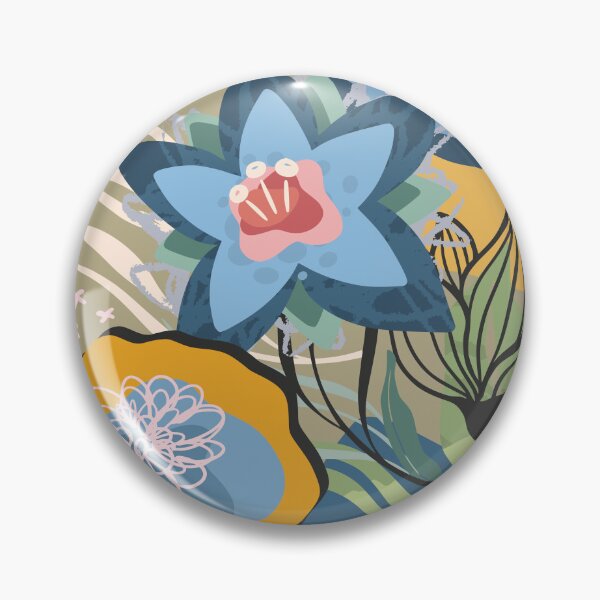 Item preview, Abstract Colourful Flowers 18 designed and sold by simplydesignart.