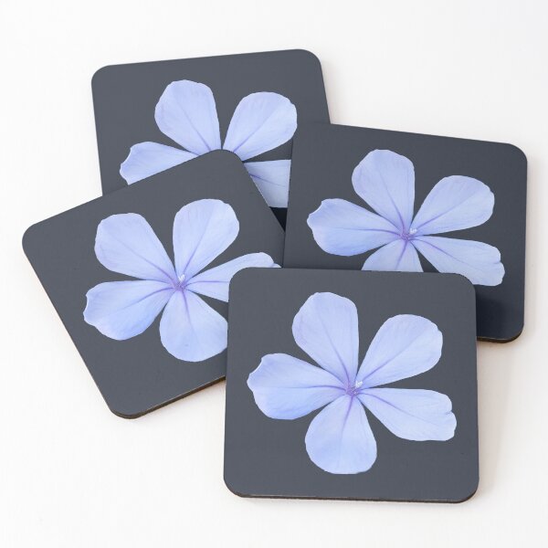 Item preview, Blue Phlox Flower on Dark Blue Square designed and sold by ellenhenry.