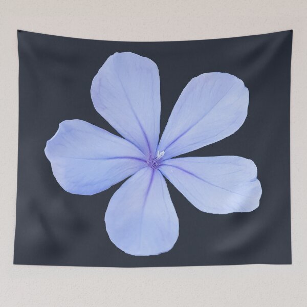 Item preview, Blue Phlox Flower on Dark Blue Square designed and sold by ellenhenry.