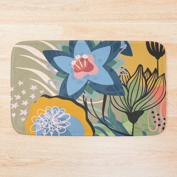 Item preview, Abstract Colourful Flowers 18 designed and sold by simplydesignart.