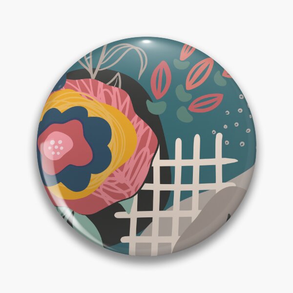 Item preview, Abstract Colourful Flowers 16 designed and sold by simplydesignart.