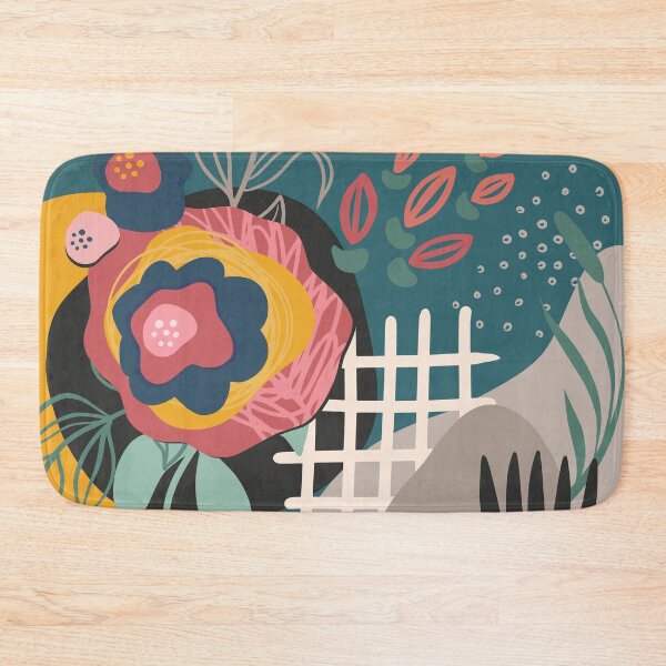 Item preview, Abstract Colourful Flowers 16 designed and sold by simplydesignart.