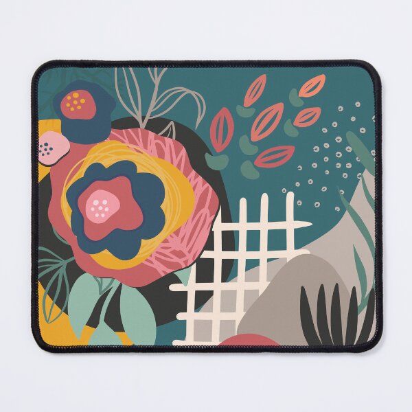 Item preview, Abstract Colourful Flowers 16 designed and sold by simplydesignart.