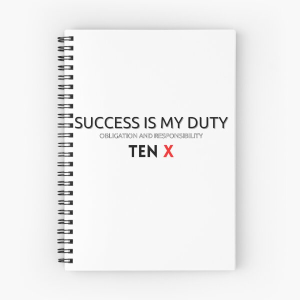 Item preview, Success is my duty obligation and responsibility TEN X 2 designed and sold by KingsManKind.