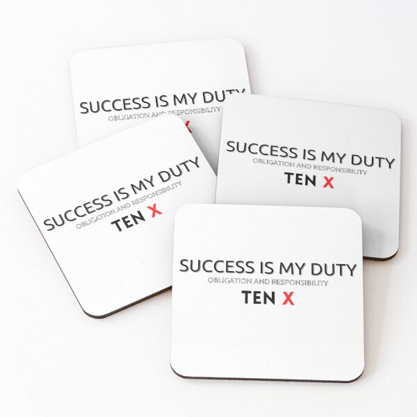 Item preview, Success is my duty obligation and responsibility TEN X 2 designed and sold by KingsManKind.