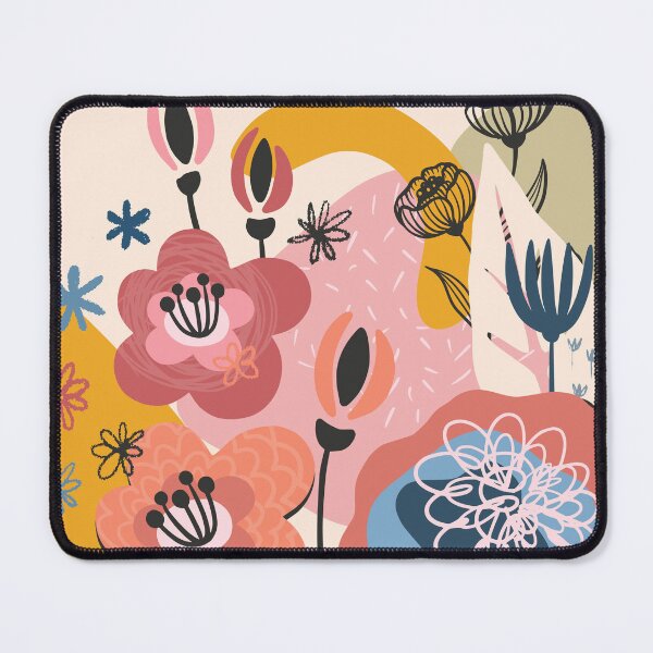 Item preview, Abstract Colourful Flowers 17 designed and sold by simplydesignart.