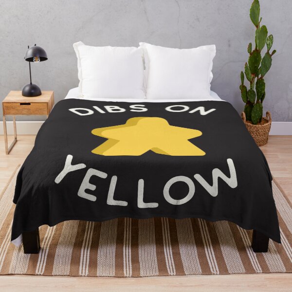 Item preview, I Call Dibs on the Yellow Meeple 'Coz I Always Play Yellow! designed and sold by teeworthy.