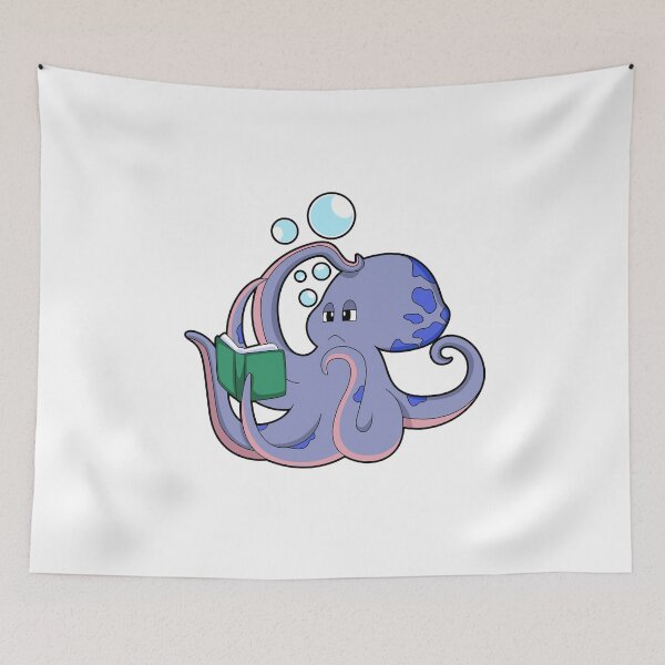 Item preview, Octopus Nerd Book designed and sold by Snabdesign84.