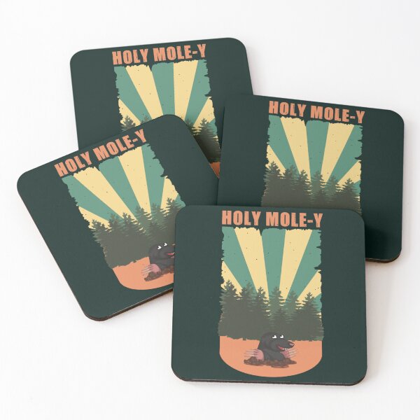 Item preview, Holey moley - vintage mole pun designed and sold by SidTastic .