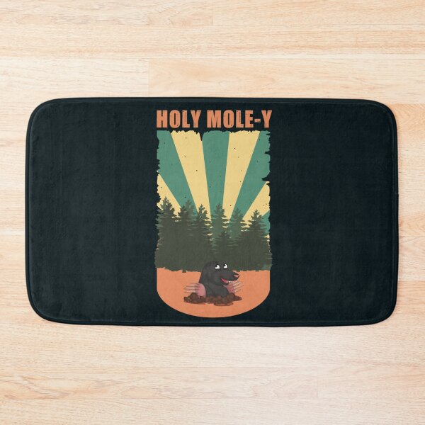 Item preview, Holey moley - vintage mole pun designed and sold by SidTastic .