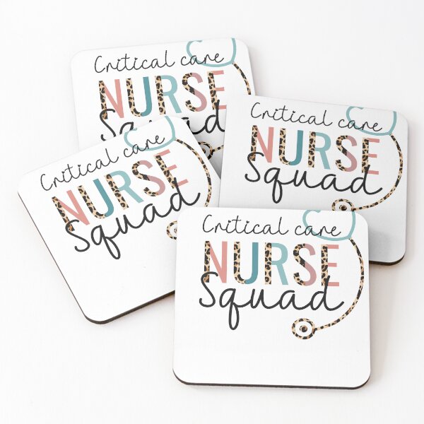 Item preview, Critical Care Nurse Squad Leopard Stethoscope Heart designed and sold by JokeGysen.