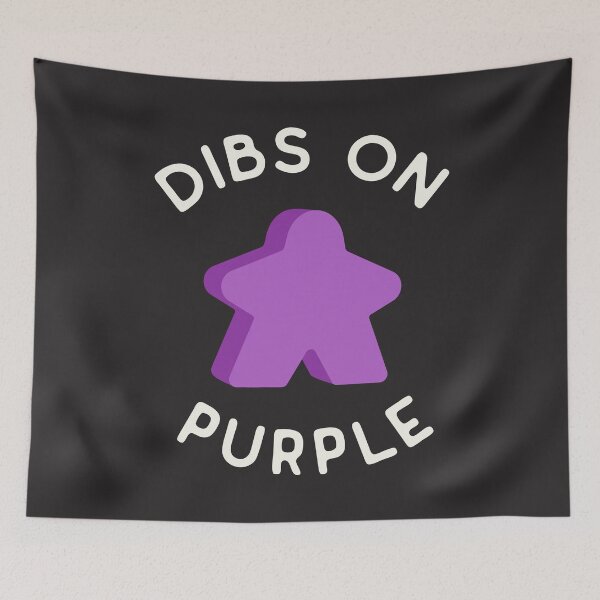 Item preview, I Call Dibs on the Purple Meeple 'Coz I Always Play Purple! designed and sold by teeworthy.