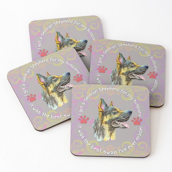 Item preview, German Shepherd Lovers - I got a german shepherd for my husband, funny dog designs designed and sold by dsrdirect.