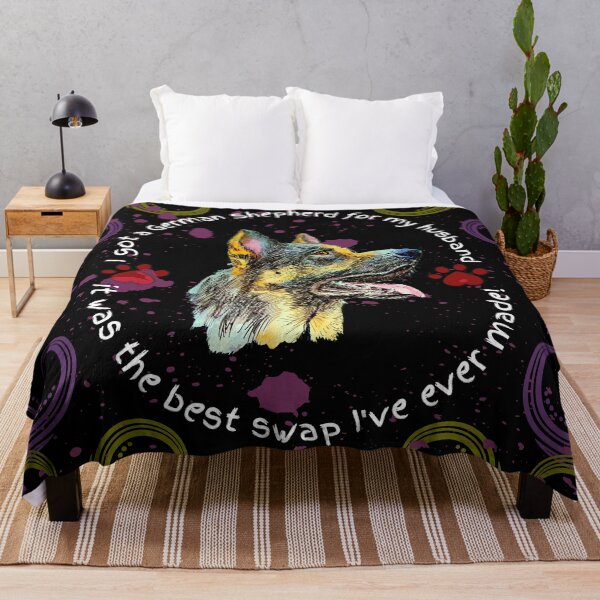 Item preview, German Shepherd Lovers - I got a german shepherd for my husband, funny dog designs designed and sold by dsrdirect.