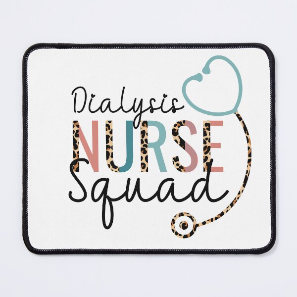 Item preview, Dialysis Nurse Squad Leopard Stethoscope Heart designed and sold by JokeGysen.