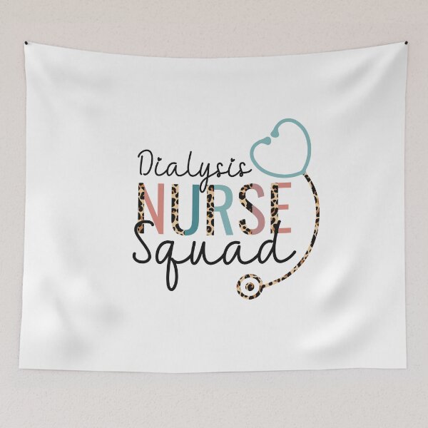 Item preview, Dialysis Nurse Squad Leopard Stethoscope Heart designed and sold by JokeGysen.
