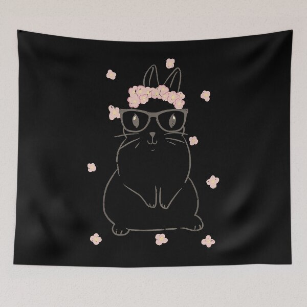 Item preview, Cute Bunny Glasses Flower Tiara Headband Happy Easter Day designed and sold by alainaruth.