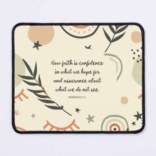 Item preview, Hebrews 11:1 - Faith is Confidence, Bible Verse designed and sold by StudioCitrine.