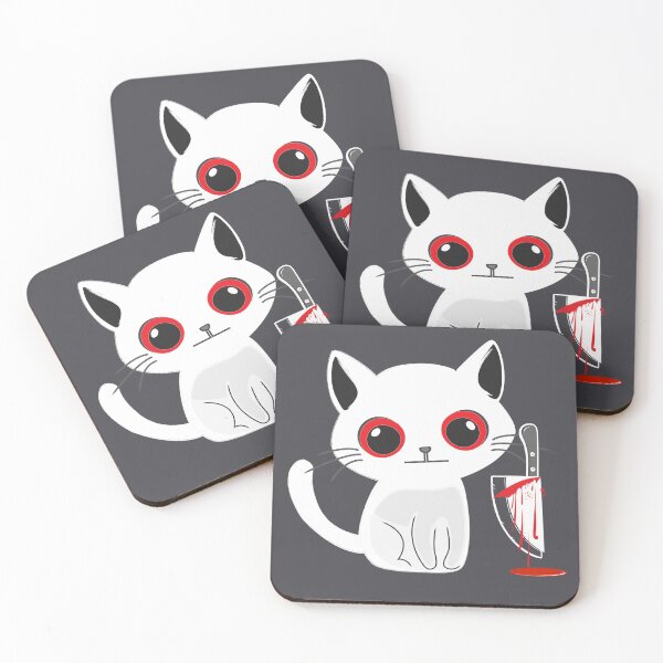 Item preview, Sweet kitty with bloody knife  designed and sold by InstaCreatives.