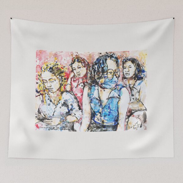 Item preview, Anonymous in the city, unnoticed I see everyone      designed and sold by gordonartist1.