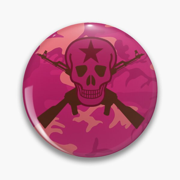 Item preview, Skull Army - Ruby and Rose Pink Camouflage designed and sold by uphome.