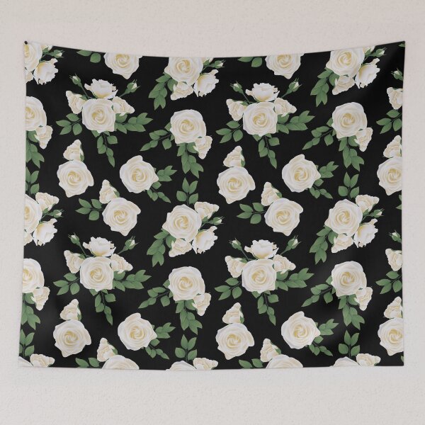 Item preview, Rose Pattern Essential Accessories (White Black) designed and sold by bailong1668.