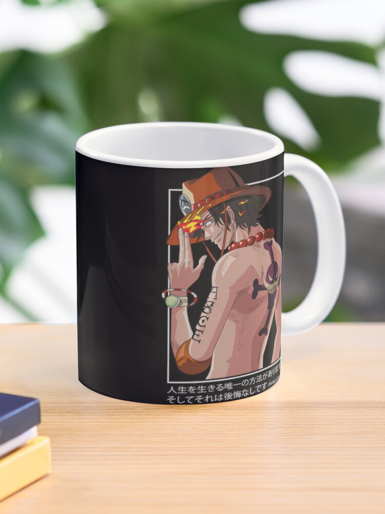 Fire Fist Ace One Piece Anime cup – Marciiiscrafts