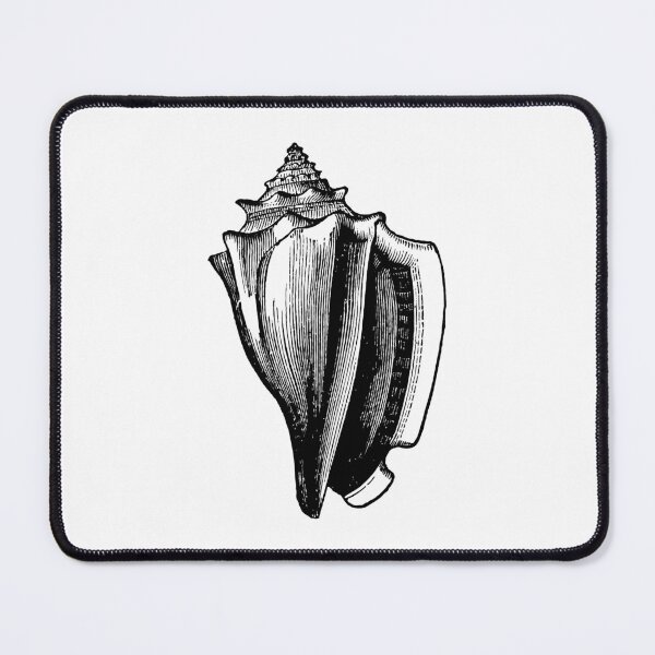 Item preview, Seashell Black And White designed and sold by SoccaTamam.