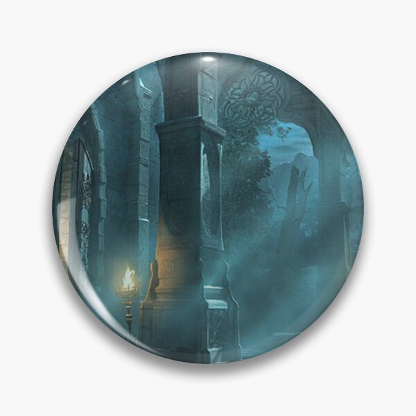 Item preview, Ancient temple in the moonlight designed and sold by JapanHeavenArt.